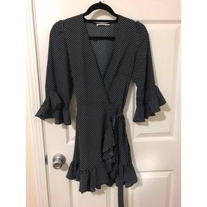 Skylar and Madison wrap dress